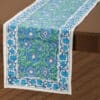 Blue Floral Table Runner