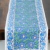 Blue Floral Table Runner