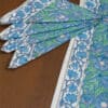 Blue Floral Table Runner