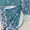 Blue Floral Table Runner