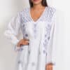 Divya Lavender Embroidered Tunic