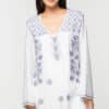 Divya Lavender Embroidered Tunic