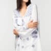 Divya Handmade Lavender Embroidered Tunic