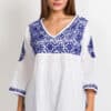Ramani Embroidered Blue Tunics