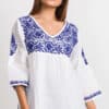Ramani Blue Hand Embroidered Top