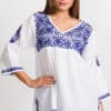 Ramani Blue Hand Embroidered Top