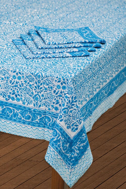 Blue Vine Tablecloth