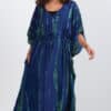Blue Shibori Caftan