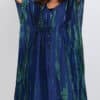 Blue Shibori Caftan