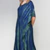 Navy Blue Shibori Caftan