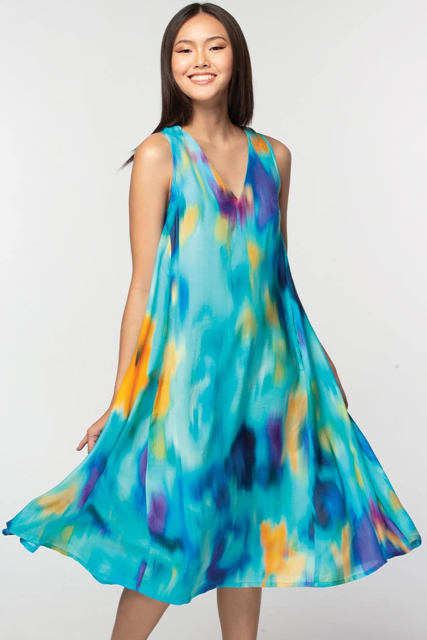 Aisha Turquoise Dress