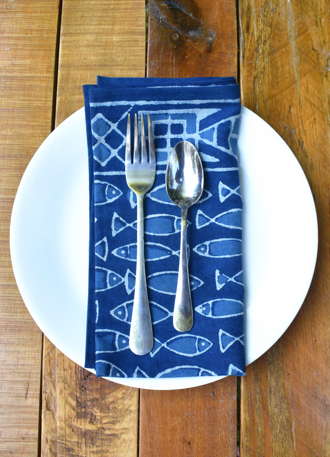 Indigo Fish Napkins