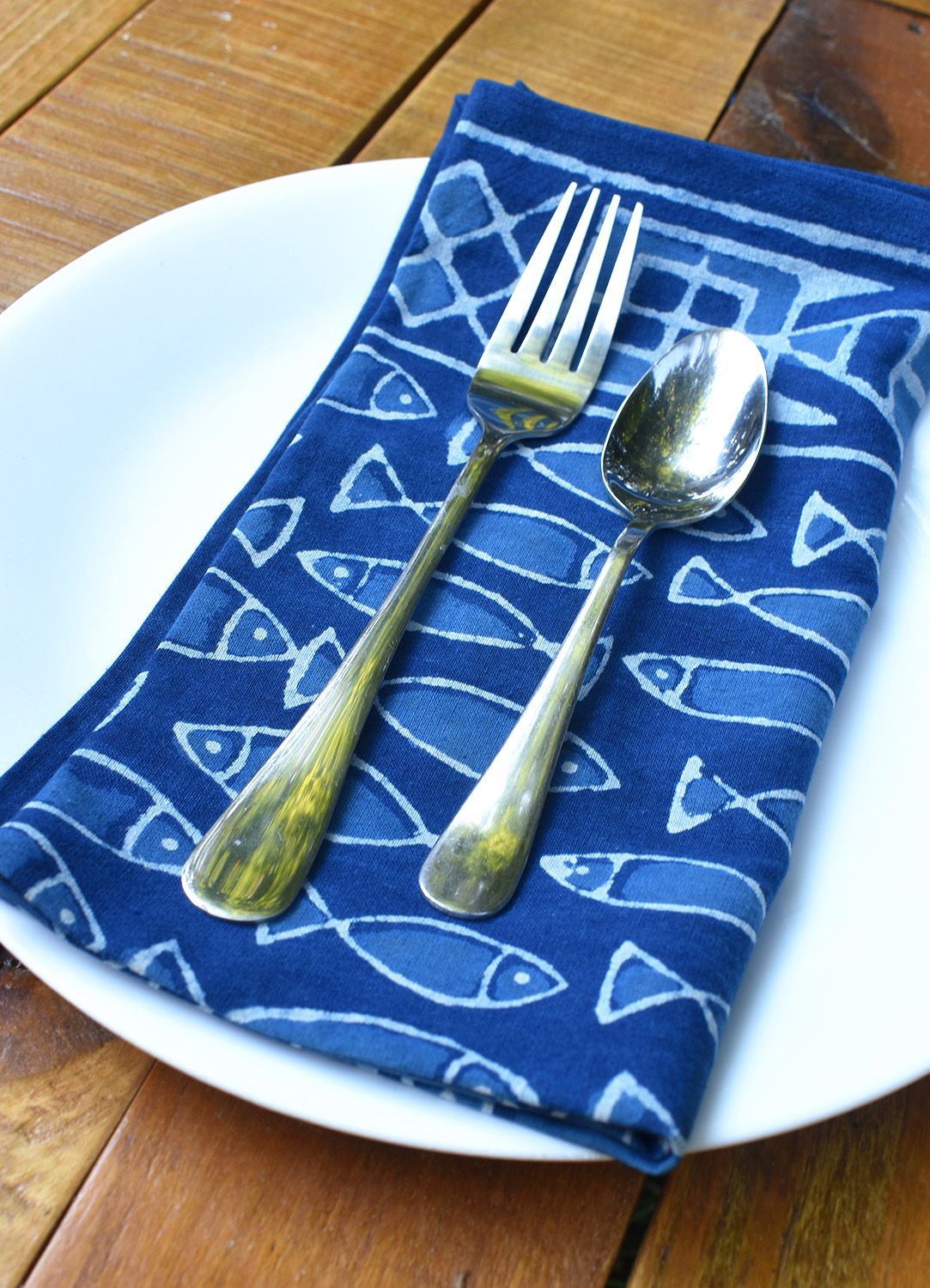 Indigo Fish Napkins