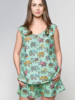 Elephant Print Pajamas