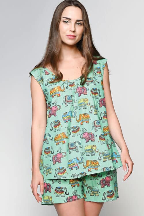 Elephant Print Pajamas