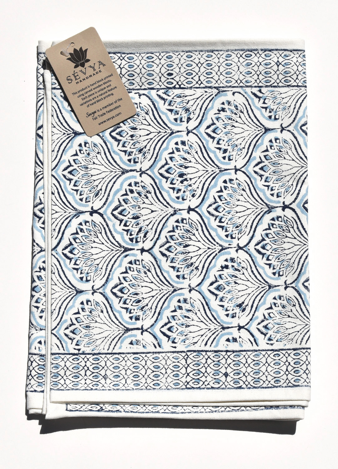 Blue Lotus Table Runner RN-18 - Image 2