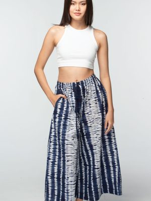 Indigo Shibori Pants