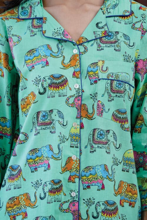 Elephant Print Nightshirt