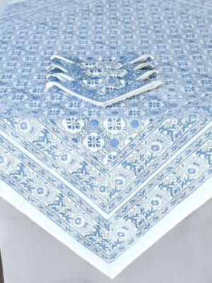 Square Floral Tablecloth