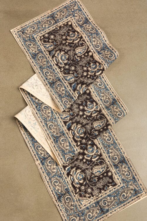 Blue Paisley Table Runner