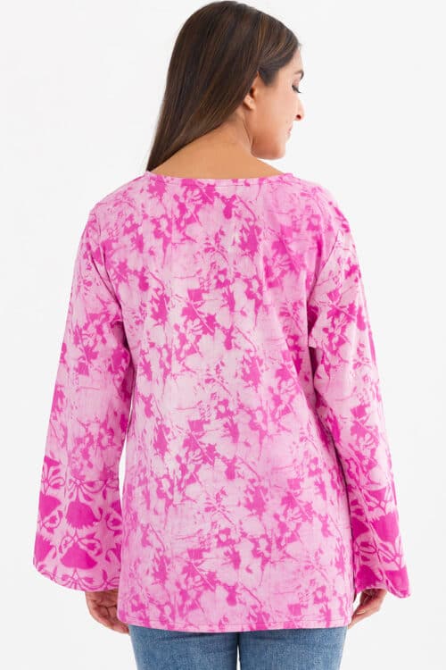 Devani Pink Cotton Tunic
