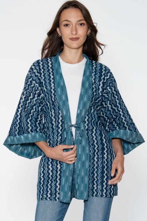 Reversible Cotton Kimono