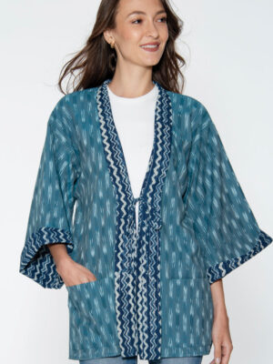 Reversible Cotton Kimono