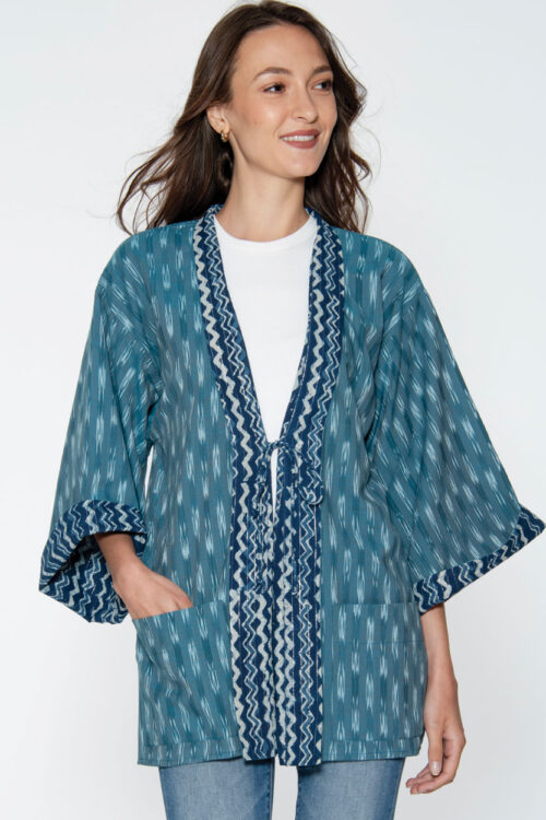 Reversible Cotton Kimono