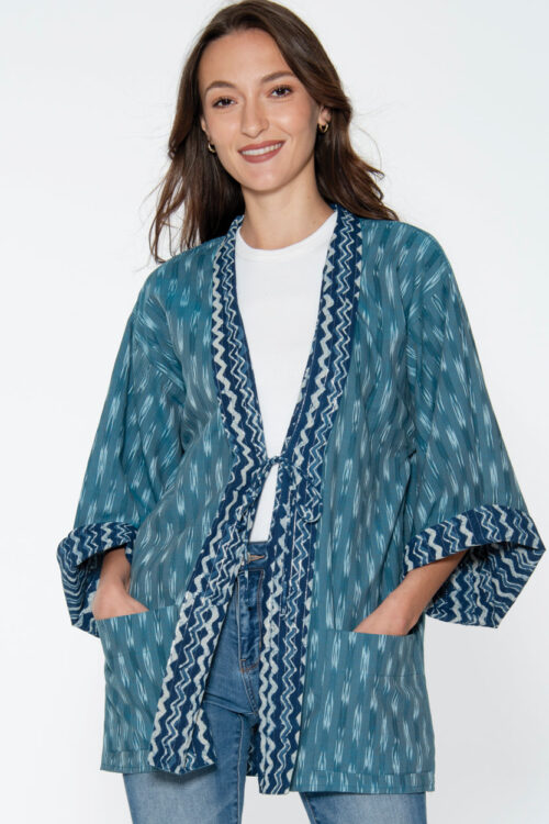 Reversible Cotton Kimono