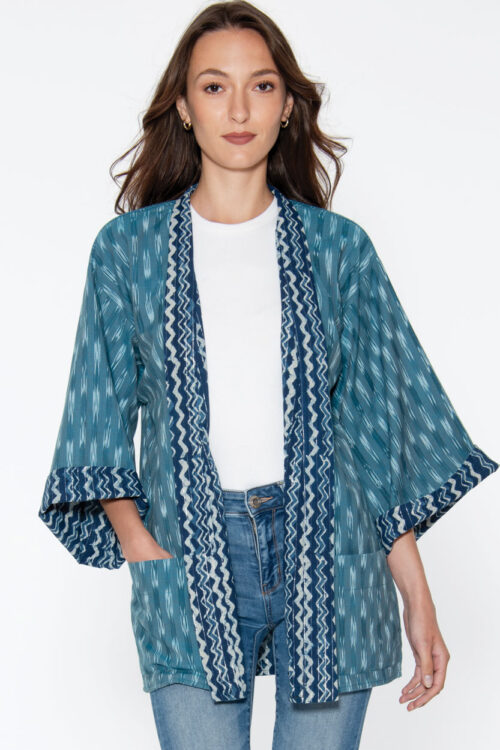 Reversible Cotton Kimono