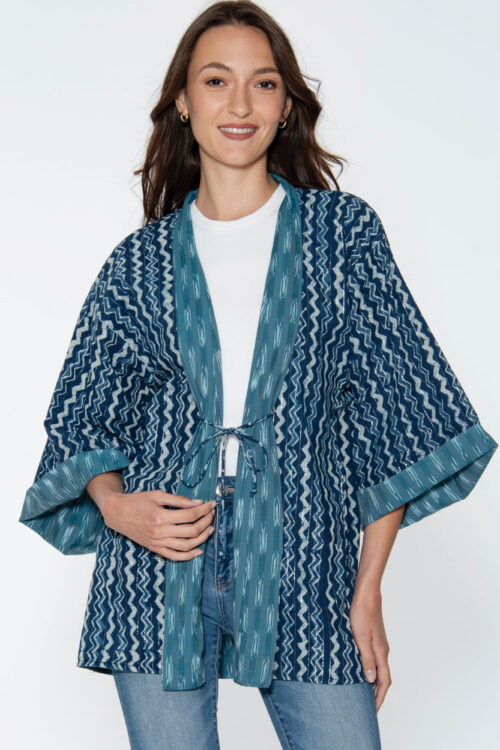 Reversible Cotton Kimono