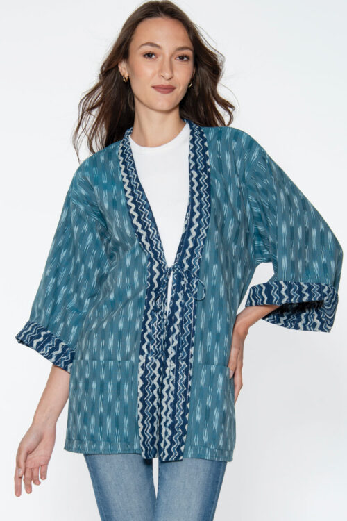 Reversible Cotton Kimono