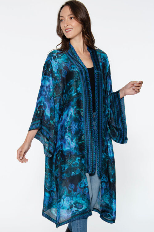 Fair Trade Blue Kimono