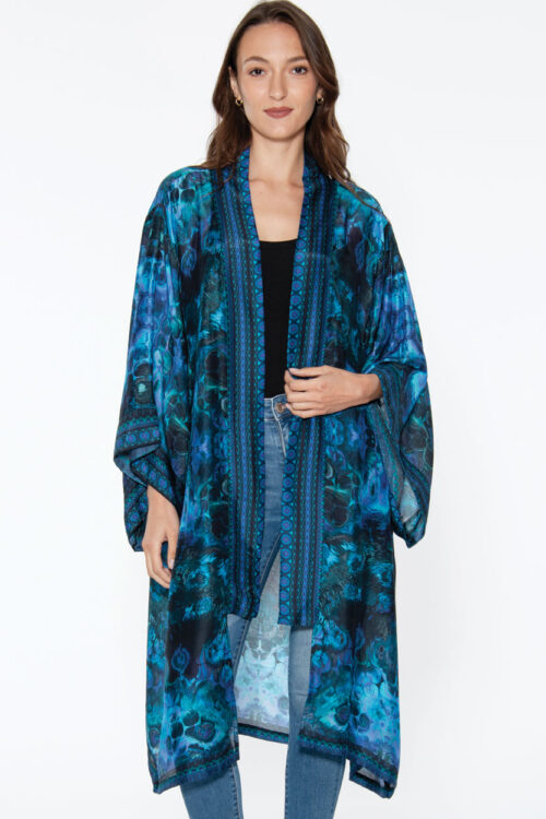 Fair Trade Blue Kimono