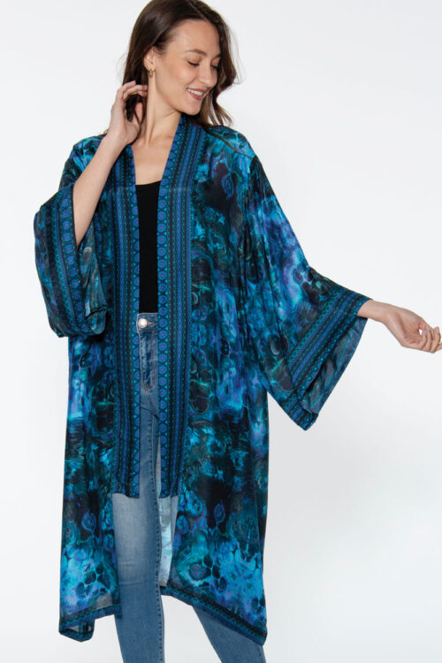 Mitali Fair Trade Blue Kimono