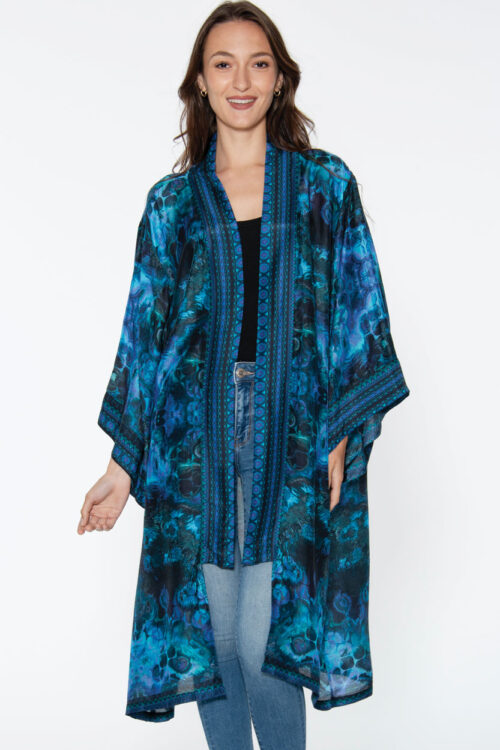 Fair Trade Blue Kimono