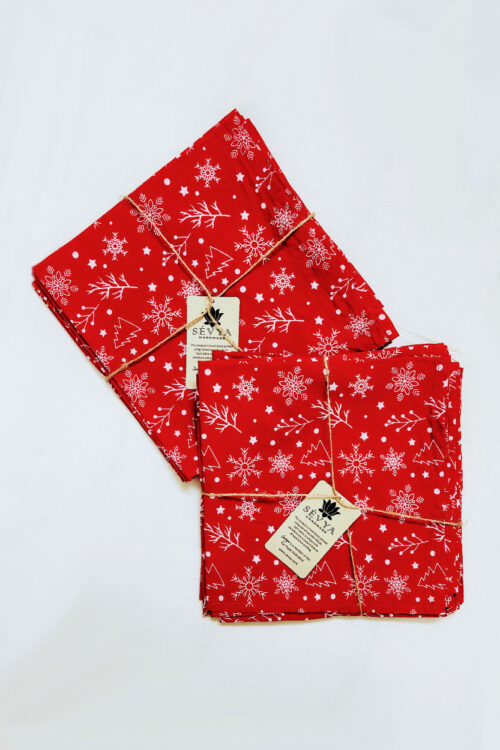 Red Holiday Napkins