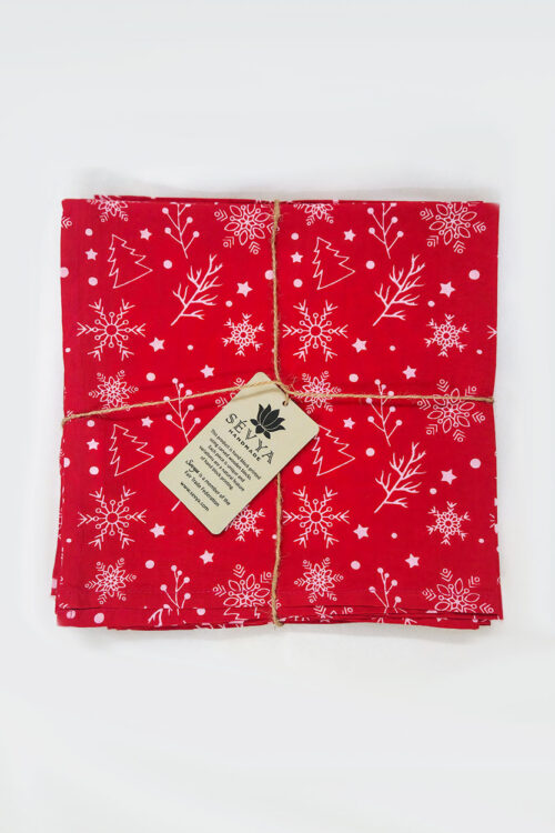 Red Holiday Napkins