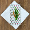 White Holiday Napkins