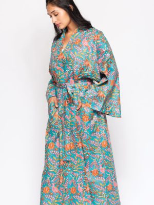 Reva Floral Kimono Robe