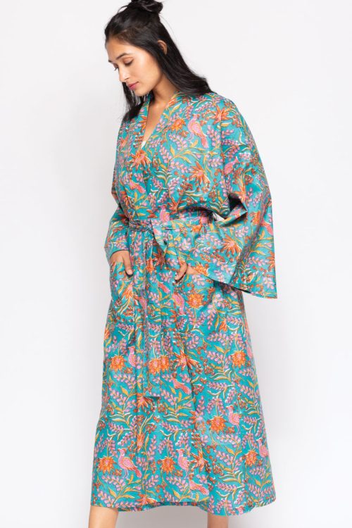 Reva Floral Kimono Robe