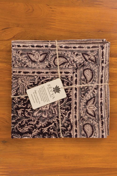 Black Kalamkari Napkins