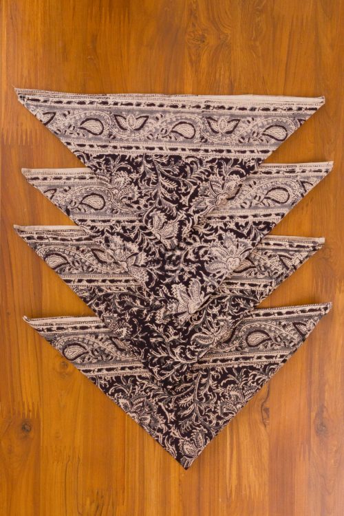 Black Kalamkari Napkins