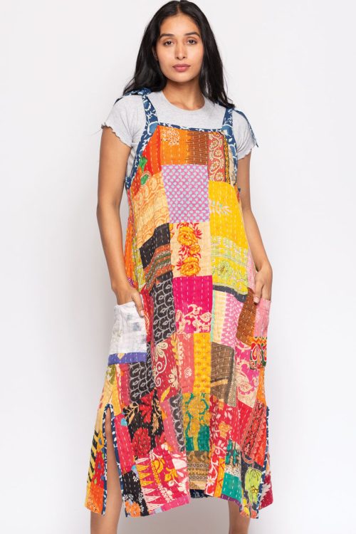 Reversible Kantha Cotton Sundress DS-17 - Image 2