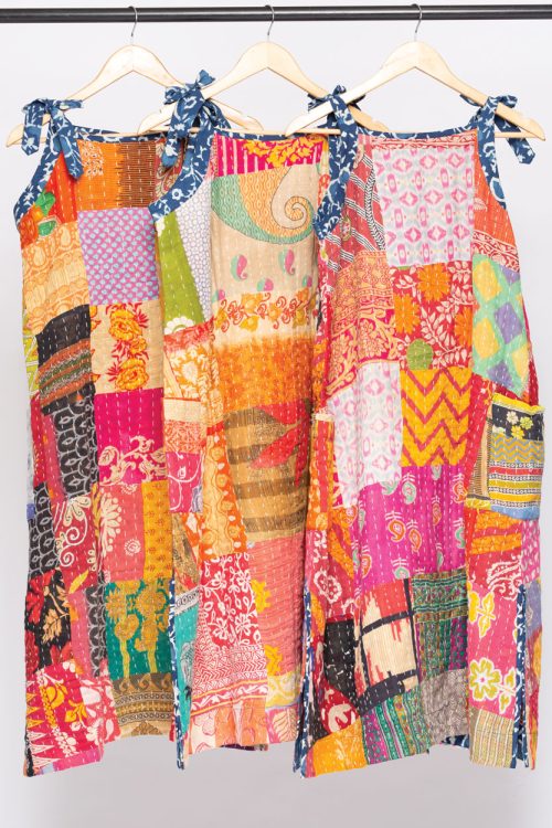 Reversible Cotton Kantha Dresses