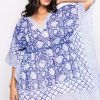 Namita Blue Cotton Kaftans
