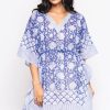 Namita Blue Cotton Kaftans