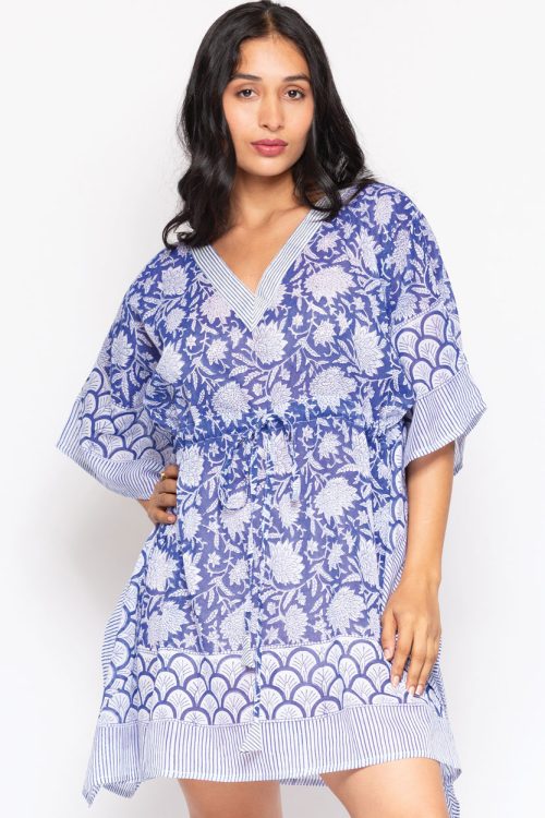 Blue Cotton Kaftans