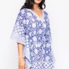 Namita Blue Cotton Kaftans