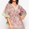 Namita Pink Cotton Kaftan